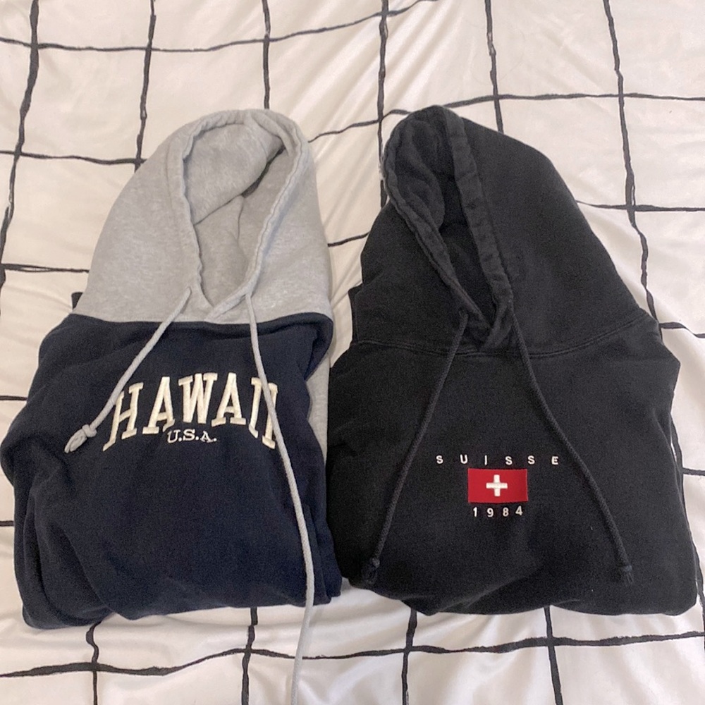 Two Brandy Melville Hoodies